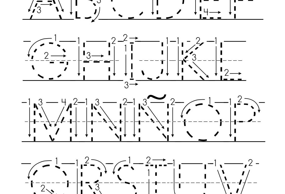 20 Fichas de caligrafía para imprimir - Aprendiendo con Julia